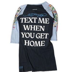 Ed Hardy Tee L TMWYGH Lonely ghost ghostly garment